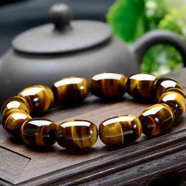 Natural Stone Tiger Eyes Beads Bracelet