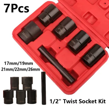

Accessories Bolt Extractor Set Remover Damaged Replacement Black Drill