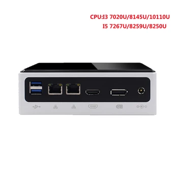 Billige Tragbare Mini PC Intel I5 8259U 10th I3 10110U Windows 10 Barebone Client Computer Nuc Grafiken 4K HTPC WiFi HDMI VGA TV Box