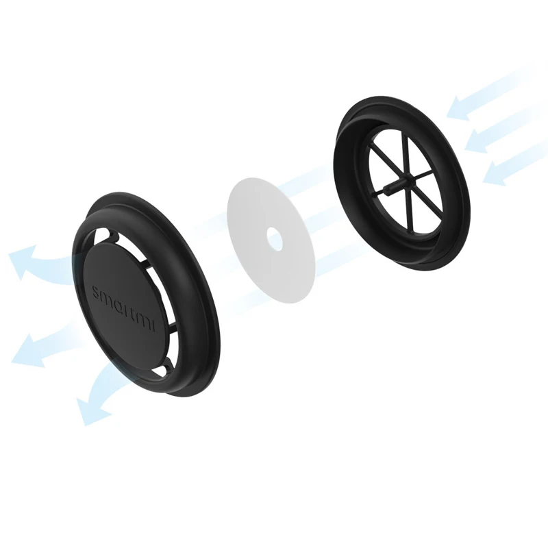 Youpin PM2.5 Дымчатая маска чисто анти для лица регулируемая подвесная 3D конструкция