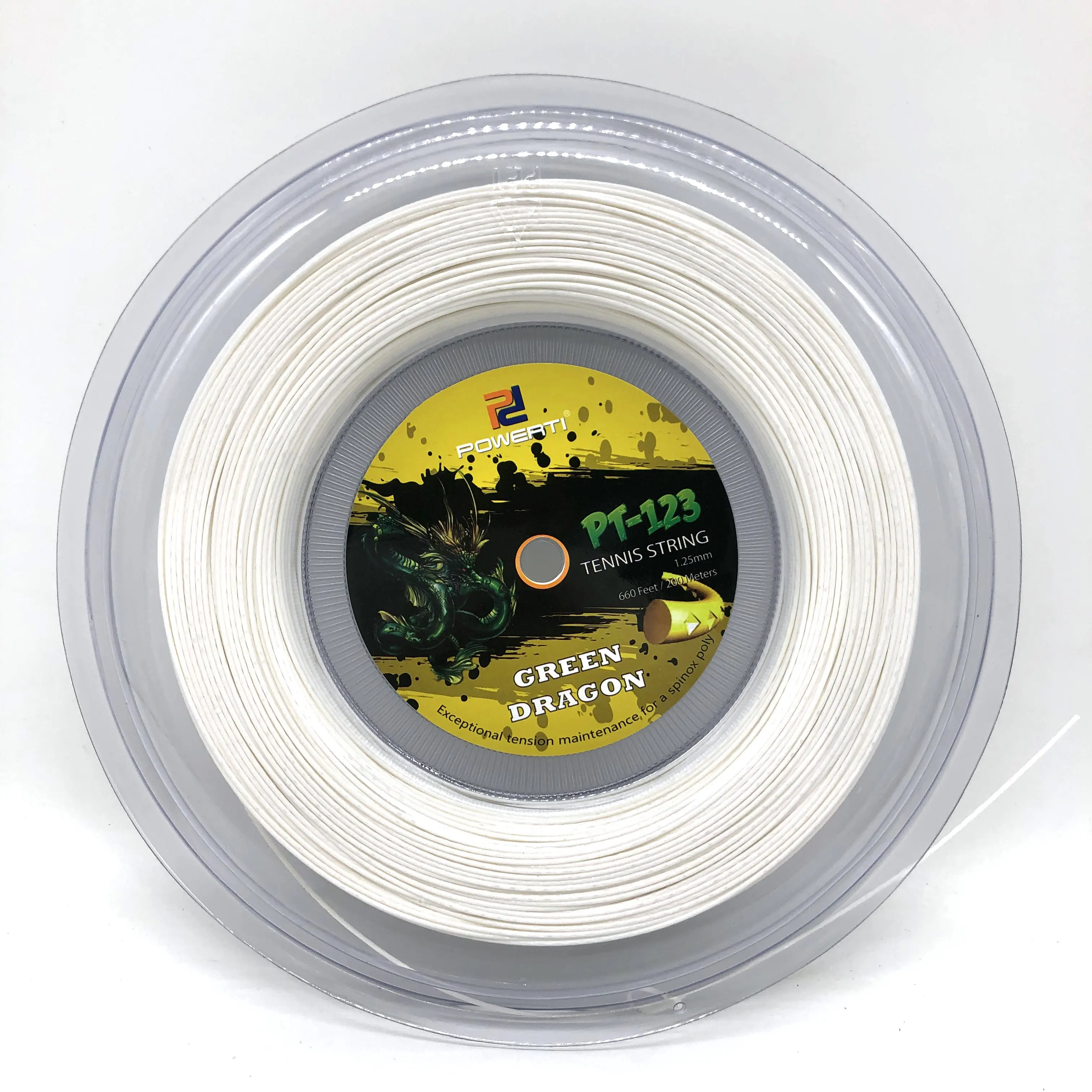 POWERTI Alu 1.25mm Tennis String 200m Reel Control Hot Sale Training