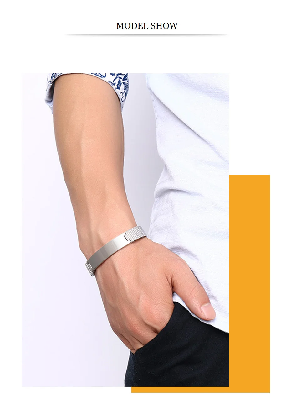Vnox персонализированный растягивающийся браслет для мужчин и женщин эластичный браслет из нержавеющей стали пользовательское имя изображение Повседневный Браслет