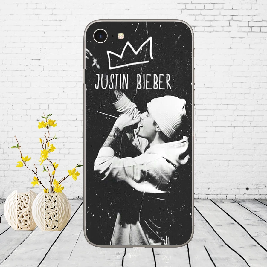 23DD Fashion JUSTIN BIEBER Sorry Love Yourself Soft Silicone Cover Case for iphone 5 5s se 6 6s 8 plus 7 7 Plus X XS SR MAX case iphone 8 silicone case