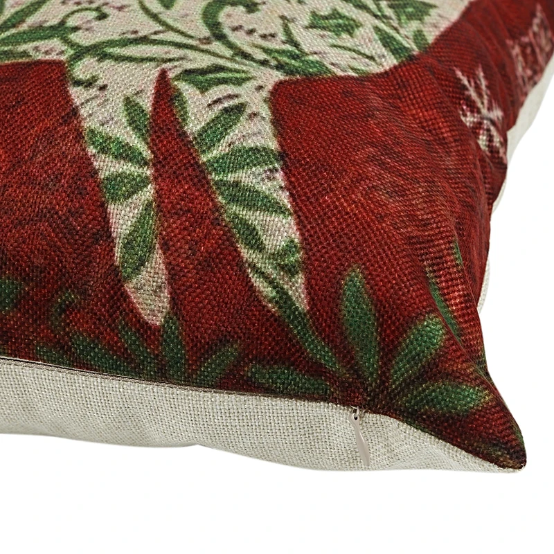 Christmas fox Pillow Case 18 x 18inch Cushion Cover Home Decor Design Throw Pillow Cover Throw Pillow Case
