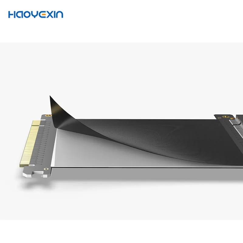 Cabo Riser Card Alta Velocidade Gráfica pc Cabo Flexível Porta de Extensão para Mineração Bitcoin Pci-e X16 3.0 - Imagem 5