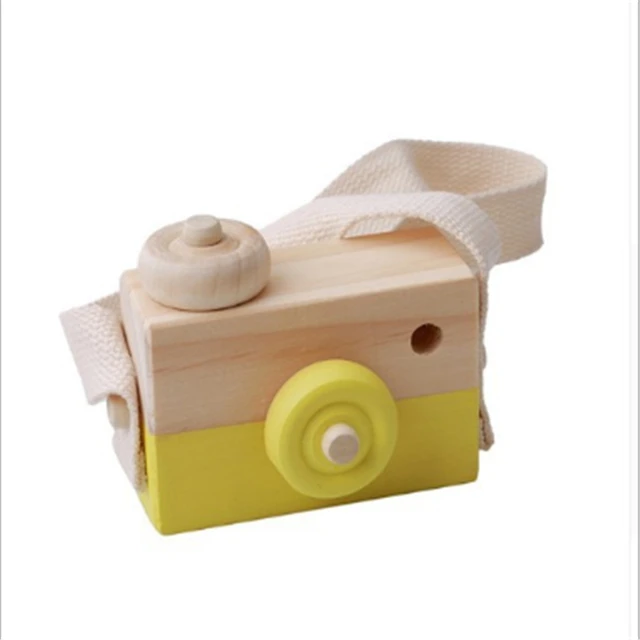 Wooden Camera Toys Cute Nordic Hanging Kids Toy Gift Room Decor Furnishing Articles Wooden Toys For Kid 10*8*5.5Cm 4