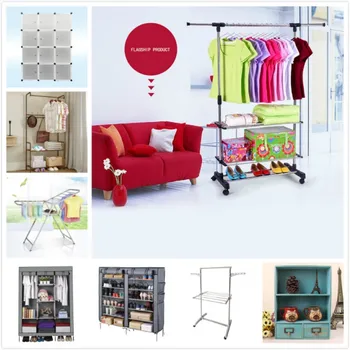 

Multi-layer Assembled Clothes shoes toys Rack Dust-proof Storage grocerie Cabinet Home Dormitory Simple Storage Shelf wardrobe