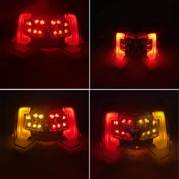 

Motorcycle LED Brake Tail Light Turn Signals Indicator Integrated taillight For YAMAHA MT-09 FZ-09 MT09 FZ09 2017-2019