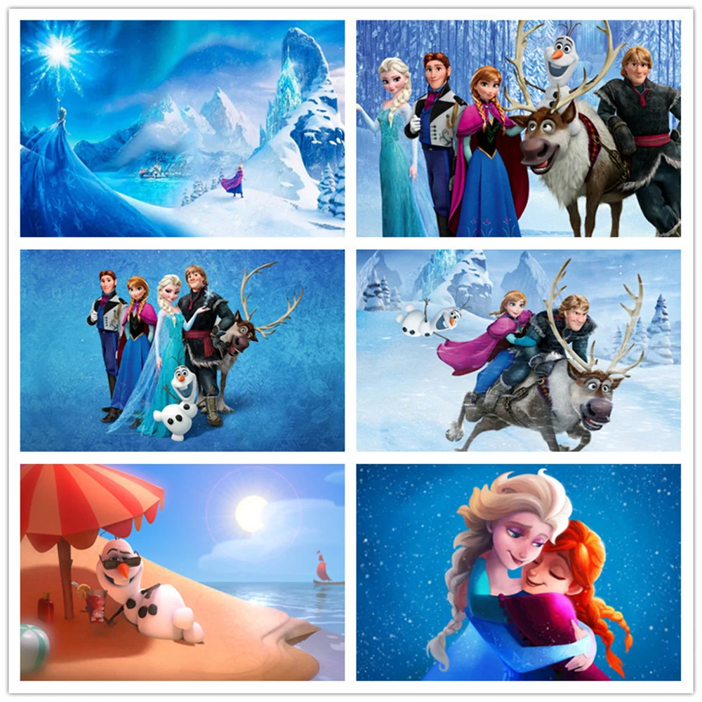 5D Diamond Painting Disney Frozen Full Round Mosaic Embroidery Home Decor DIY Handmade Craft | Дом и сад