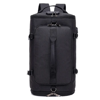

Anti Theft USB Large Capacity Travel Backpack Sports Bag Training Fitness Bag for Gym Women Men Hand Luggage Bag with Shoes Bag