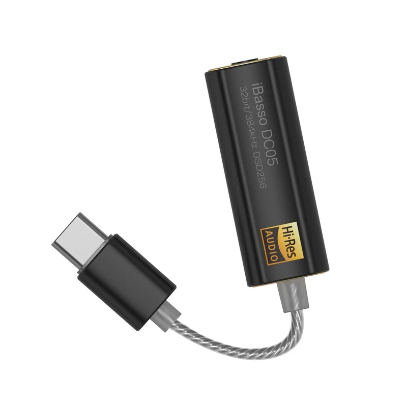 iBasso DC05 Decoding Amp USB Type C to 3.5mm for Android Phone Lossless HiFi Headset earphone Audio wired | Электроника