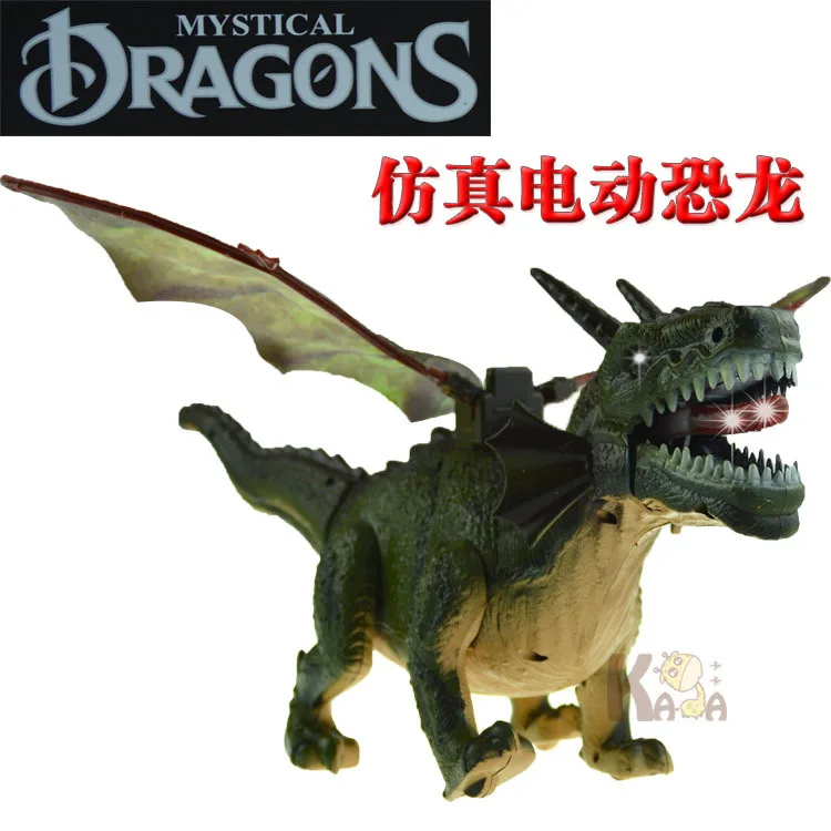 

1185 Large Size Electric Dinosaur Pterosaurs T-Rex Model Sound Making Shining Walking Animal Model New Year Gift