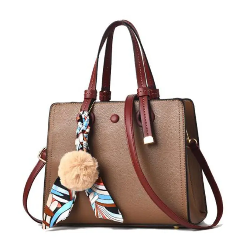 Женская сумка модная женская из искусственной кожи Сумка-тоут дизайнерская