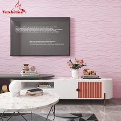 Vinyl Ripple Stripe Pattern Wallpaper Self-adhesive DIY Wall Decoration Stickers for Bedroom Living Room Oil-proof Contact Paper
