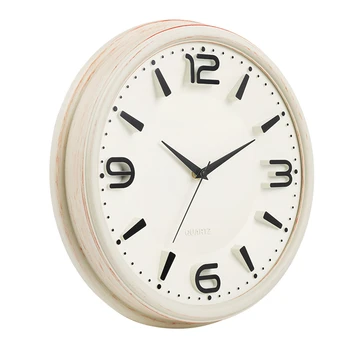 

13Inch European Fashion Mute 3D Stereo Retro Creative Personality Living Room Study Bedroom Home Clock Wall Clock , Quartz Clock