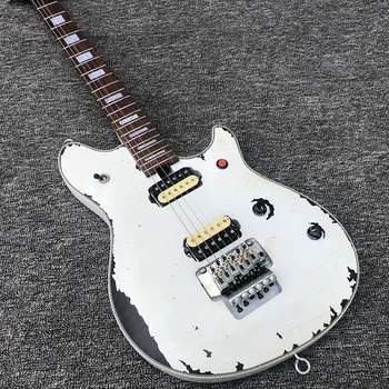 

High quality Relic-electric guitar, EVH style,Alder body with Maple neck,Custom electric guitar,free shipping
