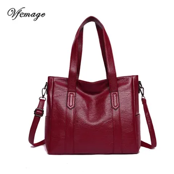 

Vfemage Retro Casual Totes Women Handbags Large Capacity Female Top-handle Bags Crossbody Ladies Shoulder Bag Bolsa Mujer