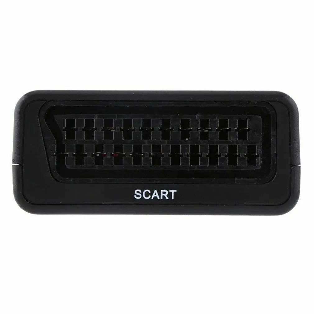  SCART Al Convertitore di HDMI Video Audio Adattatore di Segnale 1080P Convertitore di HDMI Supporto