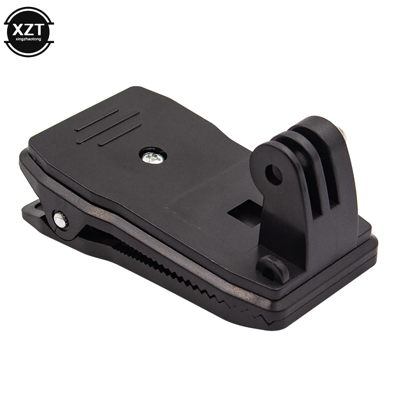 360 학위 로터리 모자 벨트 배낭 클립 클램프 마운트 Gopro Hero 4 세션/4/3 +/Hero 3/2 스키 액션 카메라 액세서리