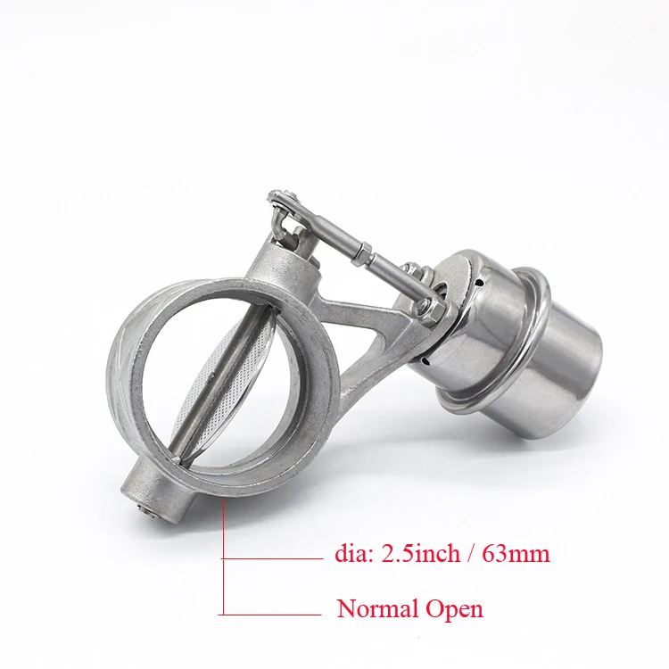 63mm Normal Open Вакуумный клапан 51 мм с двойным вырезом 63 мм наборы выхлопа глушитель звук 2,0 дюйма 2,5 дюйма клапан дистанционного управления - Цвет: 63mm Normal Open