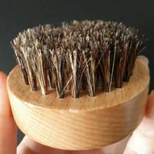 Новинка, 1 шт., Мужская расческа для волос из дерева+ кабана, круглая щетка для бороды, расческа для волос, усы, кондиционер, Стайлинг и обслуживание