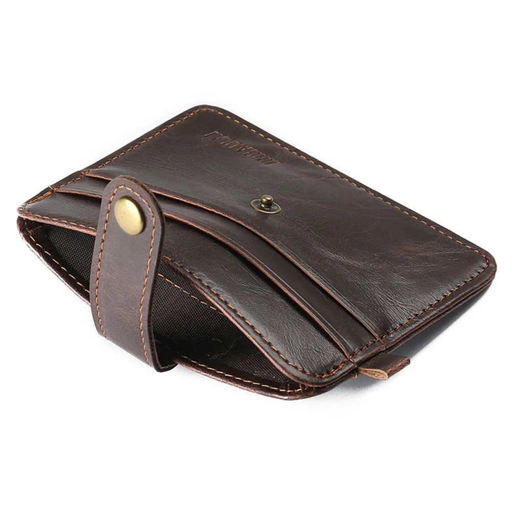 Slim RFID Blocking Leather Wallet Credit ID Card Holder Purse Money Case for Men Women 2019 Fashion Bag