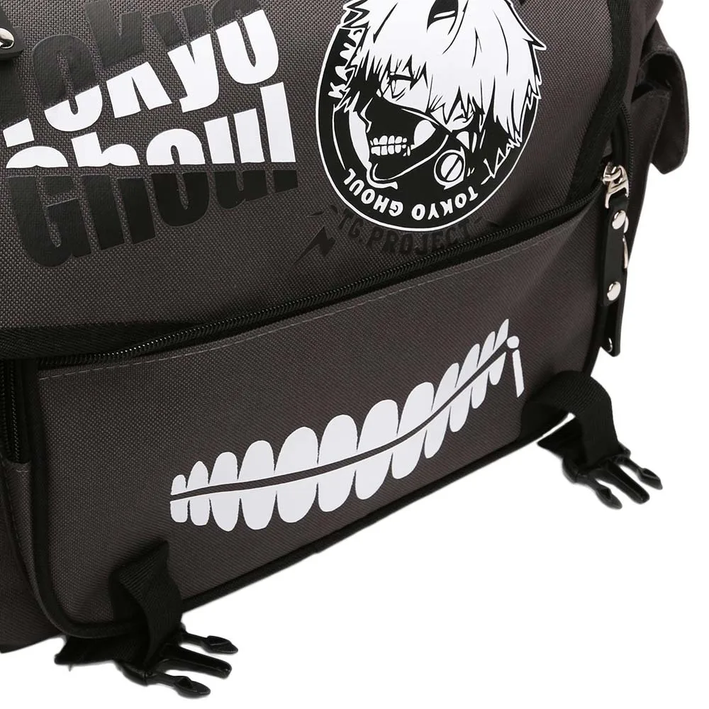 Одежда с надписью «Tokyo Ghoul портфель Сумки-холсты Холодное сердце искусство из мультфильма «Город героев»; модные сумки через плечо с мешком фигурка игрушки курьерские обувь для косплея по аниме «атака на Титанов»