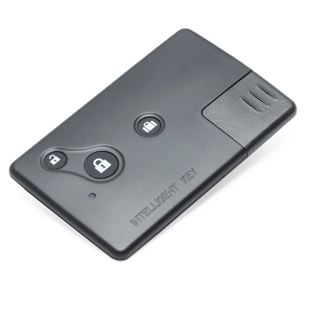 KEYECU замена Смарт-пульт дистанционного ключа оболочки чехол Fob 3 кнопки для Nissan Teana(старая модель) с маленьким ключом