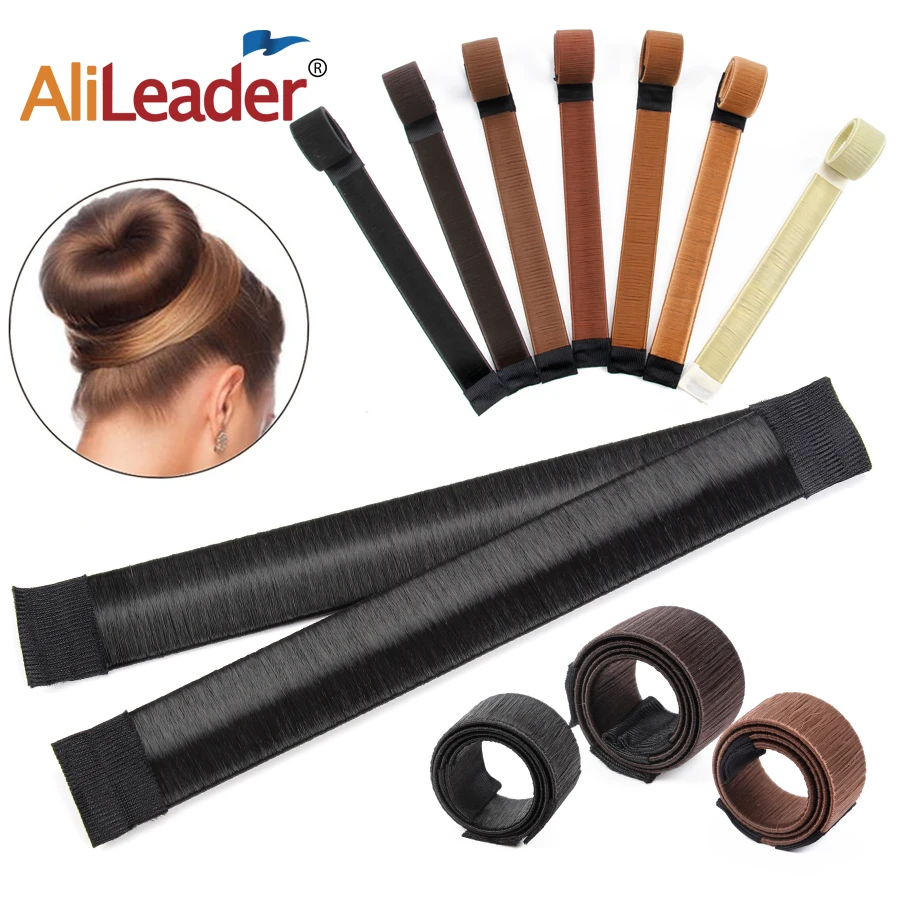Alileader 2021New Shaper Donut Hair Ring Bun Per Donne Eleganti Magic Hair Donut Bun Maker Clips Accessori Per Strumenti Per Lo Styling Dei Capelli