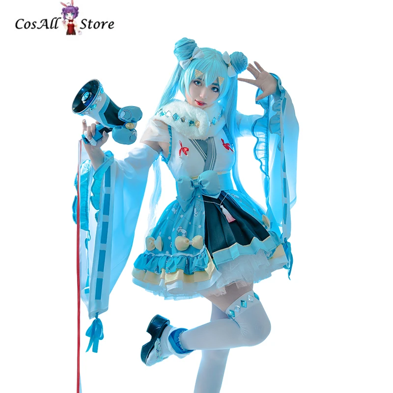 Miku VOCALOID 2020 Маус Хацунэ Мику косплей костюм кимоно платье женское | Тематическая
