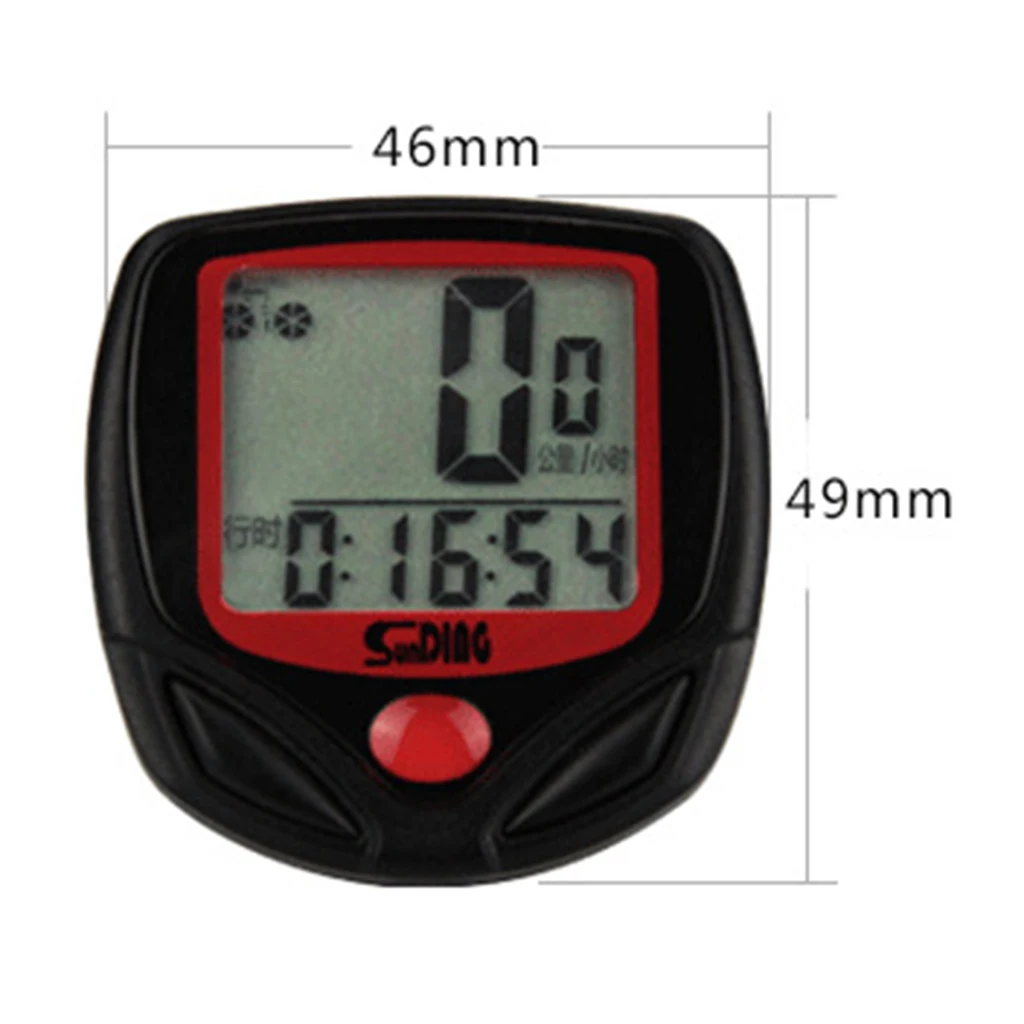 1 Set Waterproof Motorcycle Odometer Speedometer Tachometer Gauge LCD Digital Kit For Motorcycle Scooter Moped Dirtbike