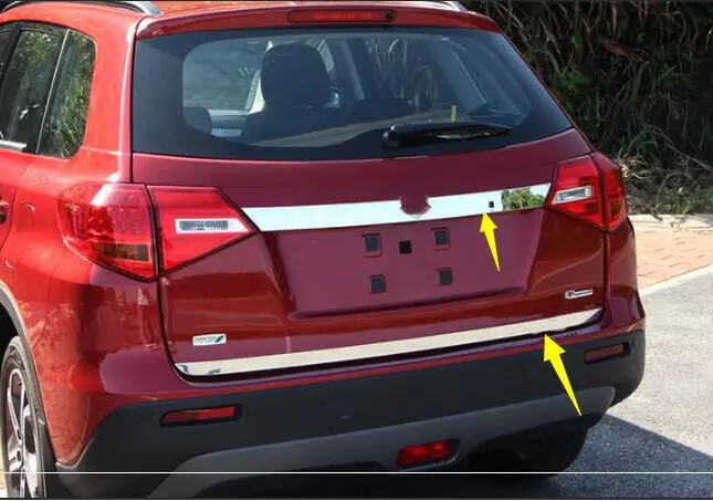 Для Suzuki Vitara специальная задняя Декоративная полоса собачка из нержавеющей стали аксессуары для украшения двери
