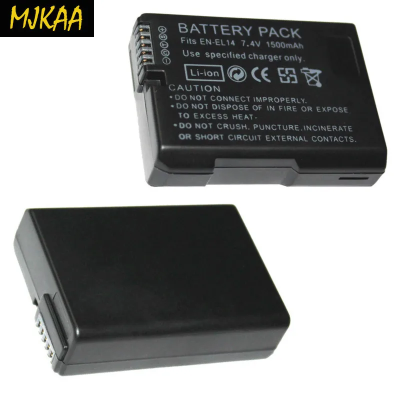 7,4 V 1500 mAh EN-EL14 батареи ENEL14 EN EL14 батарейный блок камеры Ffor подходит для Камера s со стабильной производительностью