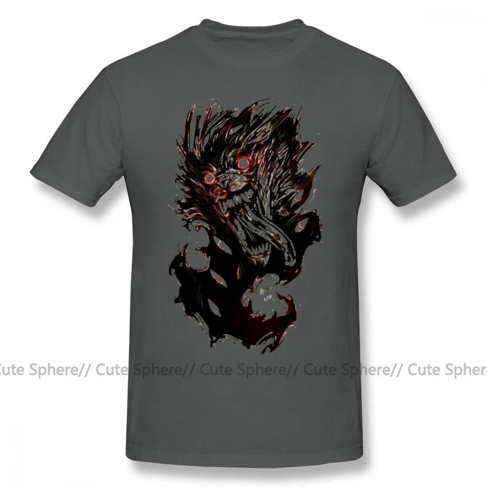 Футболка Bloodborne, футболка Bloodborn, 100 хлопок, уличная футболка, милая Мужская футболка с коротким рукавом и принтом, большая футболка
