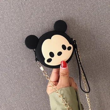 

Mickey Mini Bag Female 2020 Korean Version of The New Chain Accessories Bags Cute Personality Girl Shoulder Slung Bolsos Mujer