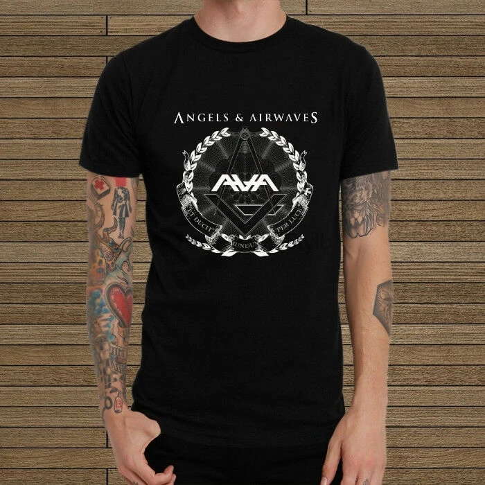 Новая футболка унисекс с логотипом AWA Angels Airwaves