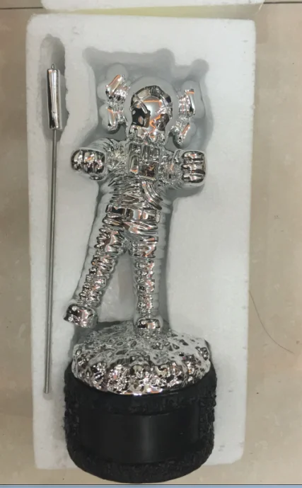 moon man MTV Award Trophy Replica Statue Moonman Prop HIGH QUALITY SILVER PLATED 1.1kg