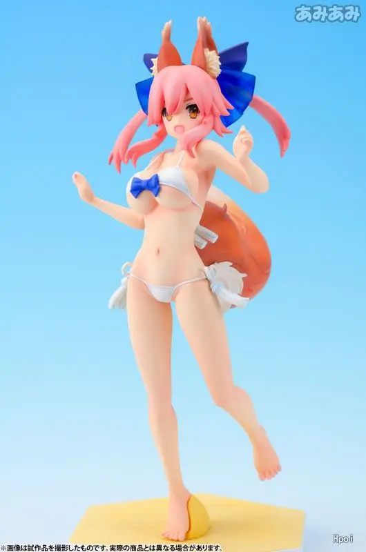 Fate/Extra CCC нефритовые водоросли спереди жена лиса волна купальники воды красивая девушка кран машина Гараж Комплект
