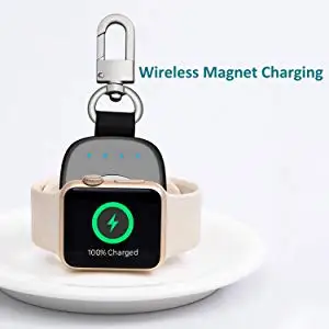 Apple Watch портативное зарядное устройство 700 мАч большая емкость iWatch дорожное зарядное устройство 4 Светодиодный индикатор брелок компактный дизайн