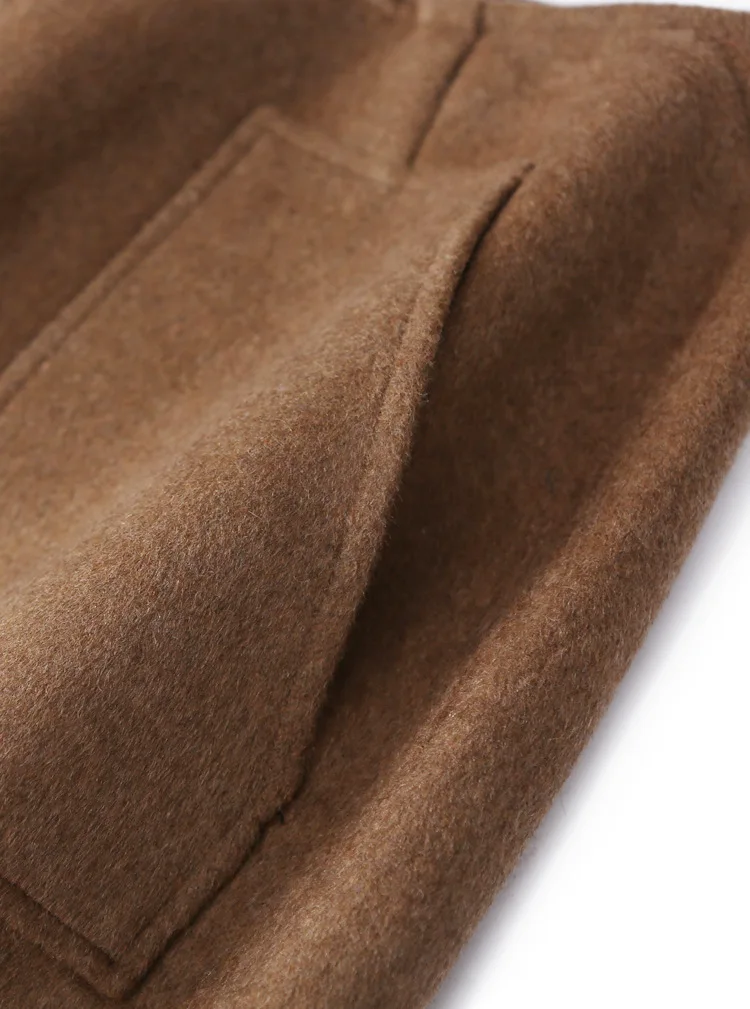Mozuleva 2020 Autumn and Winter Double-Sided Two-Tone Double-Faced Woolen Goods Skirt Womens 2020 Spring Woolen Overskirt