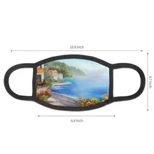 NOISYDESIGNS Пылезащитная маска для лица в китайском стиле Пейзаж Цветы Живопись тушью для женщин и мужчин муфельные маски со ртом для лица