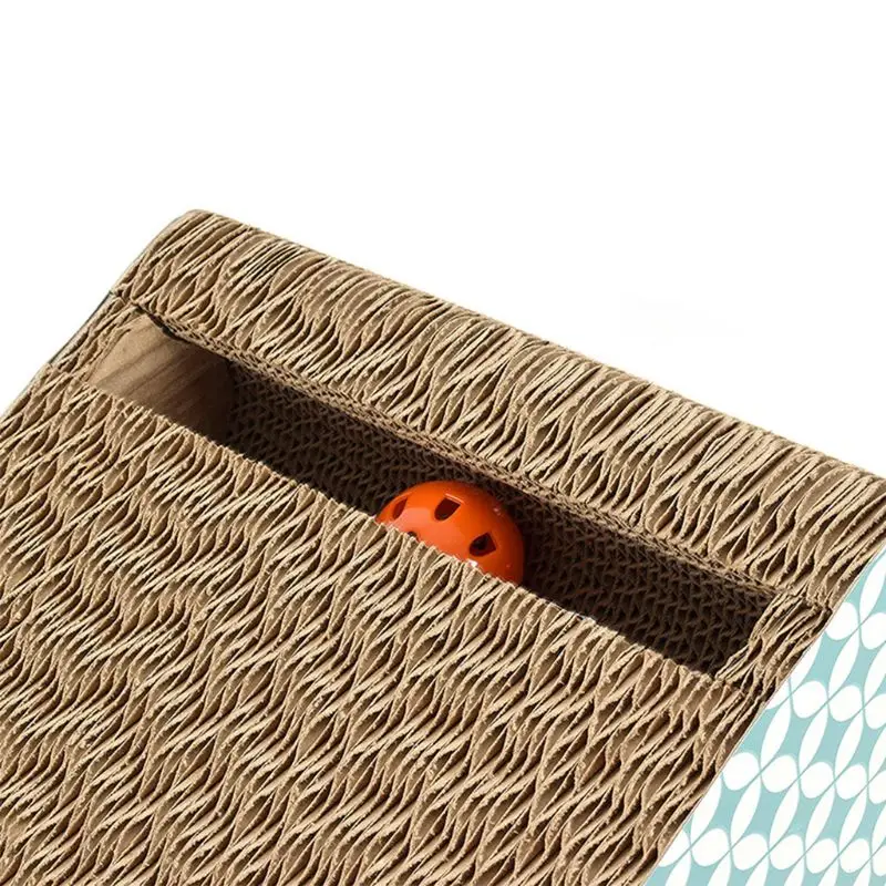 Cat Slope Scratch Pad Scratcher with Catnip Scratching Posts Kitten Paw Training