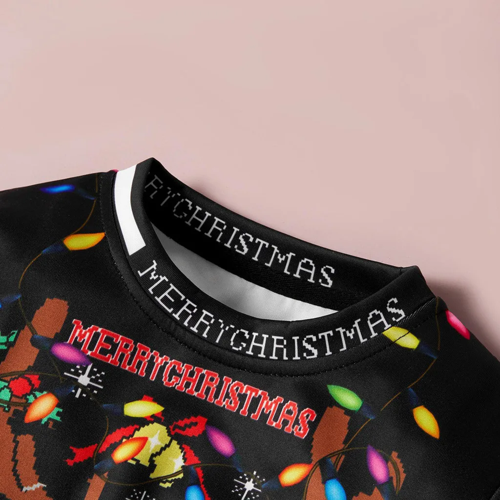 Baby Kids Girls Letter Sweatshirt Tops Pullover Christmas Outfits Clothes New Arrival Baby Girls Hot Sale Sweatshirts
