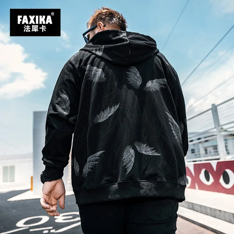 Большая мужская одежда Oumber зимняя куртка ветровка fatso cap ветровка средней длины с вышивкой буквами