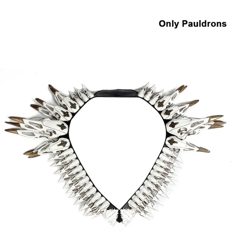 Only Pauldrons Maleficent Mistress Of Evil, костюм для косплея, платье, костюмы на Хэллоуин для женщин, для взрослых, ангел, головной убор, Роговая маска, Черное длинное платье - Цвет: Only Pauldrons