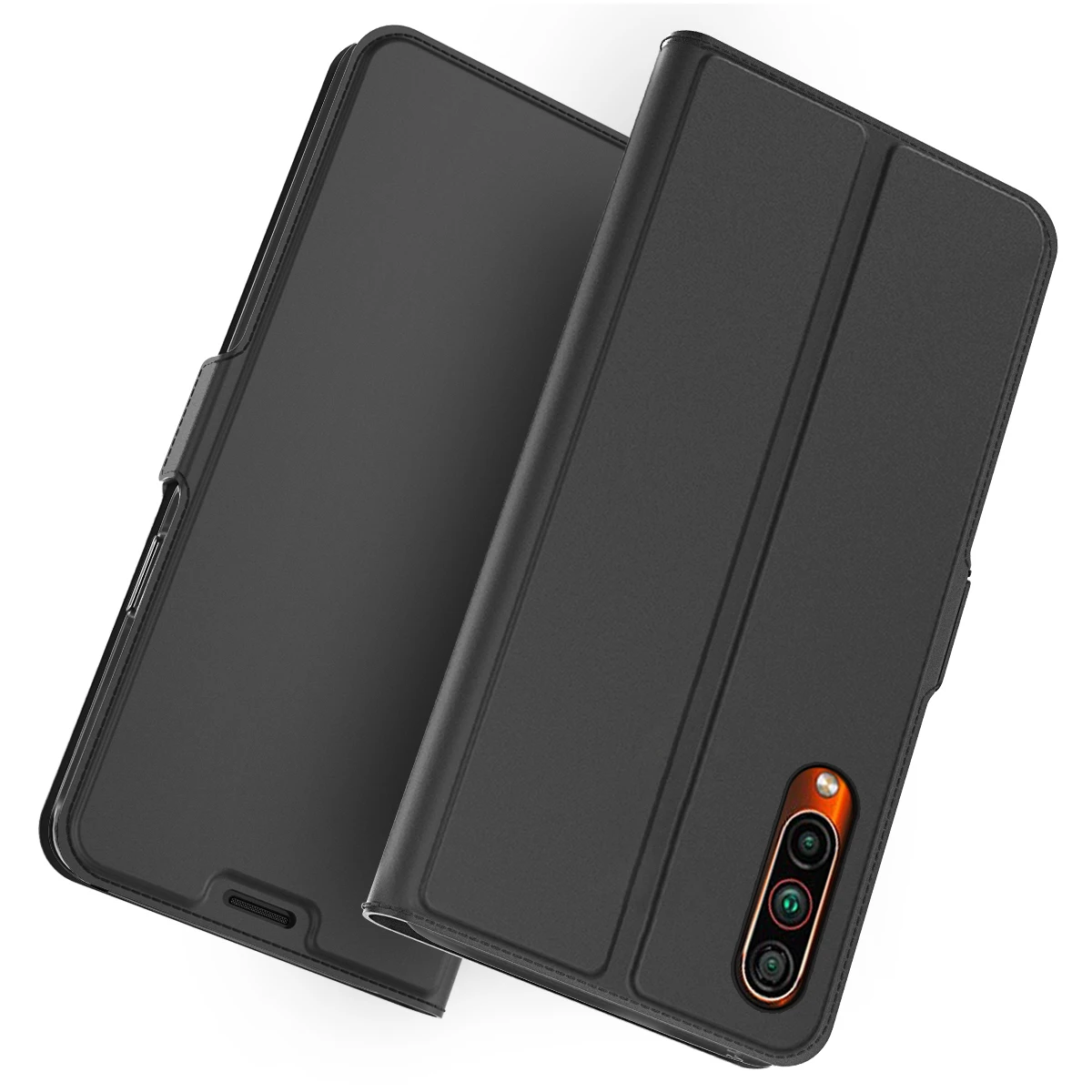 Для Meizu 16T чехол из искусственной кожи с откидной крышкой и подставкой Чехол с карманом для всего тела с держателями карт и магнитной пряжкой для Meizu 16T чехол