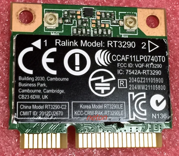 Для Ralink RT3290 Half MINI PCI-E WIFI + Bluetooth 4 0 карта для HP 655 650 CQ58 M4 M6 4445S DV4 G4 G6 G7 SPS:690020-001 |