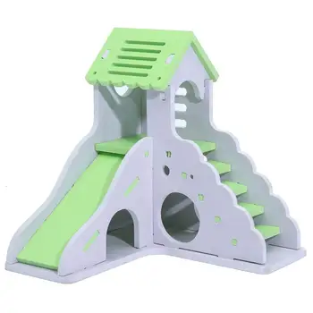

Dorakitten 1pc Hamster Hideout Small Pet Nest Non-Toxic Double Layer Hamster House Small Pet Hideout Pet Supplies