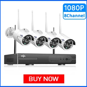 HD 8CH NVR 1080 P видеокамера POE CCTV Системы комплект 2MP открытый Водонепроницаемый IP Камера POE безопасности дома видео набор для наблюдения Hiseeu