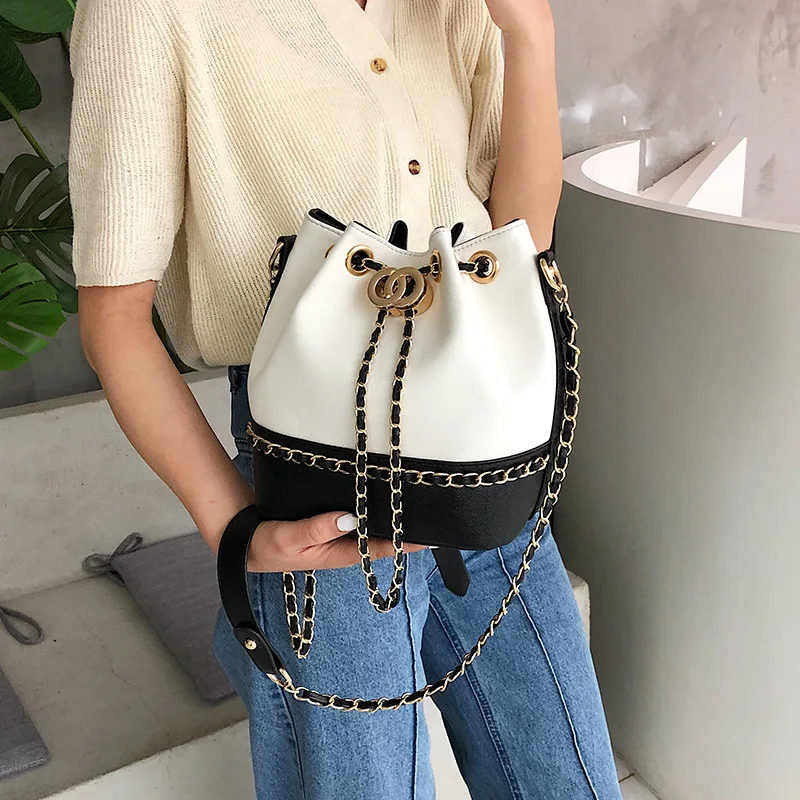 

2019 summer new Xiaoxiangfeng chain bag fashion 100 lap large capacity single shoulder slanted women's bag